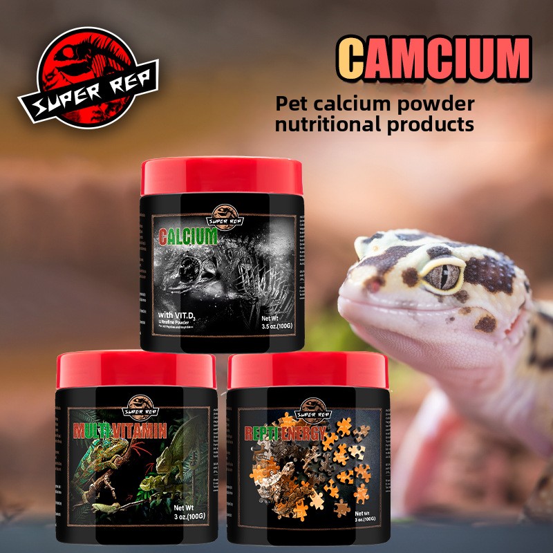 Vitamin D3 Reptile - SuperRep Reptile Calcium Pro-Vitamin & Probiotic
