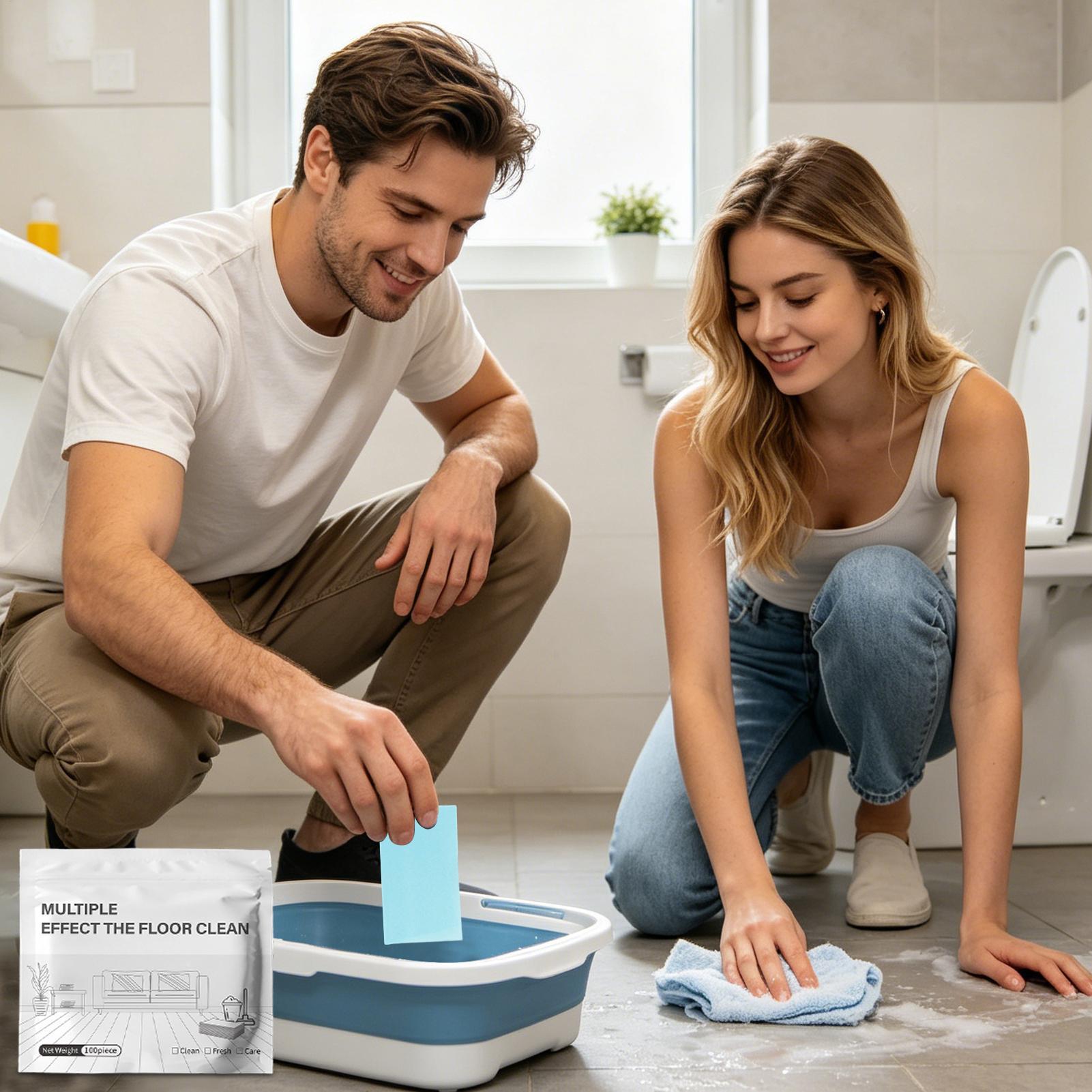 100Pcs/Box Floor Cleaner Conce - огляд і ціна Ceramic Tile Floor