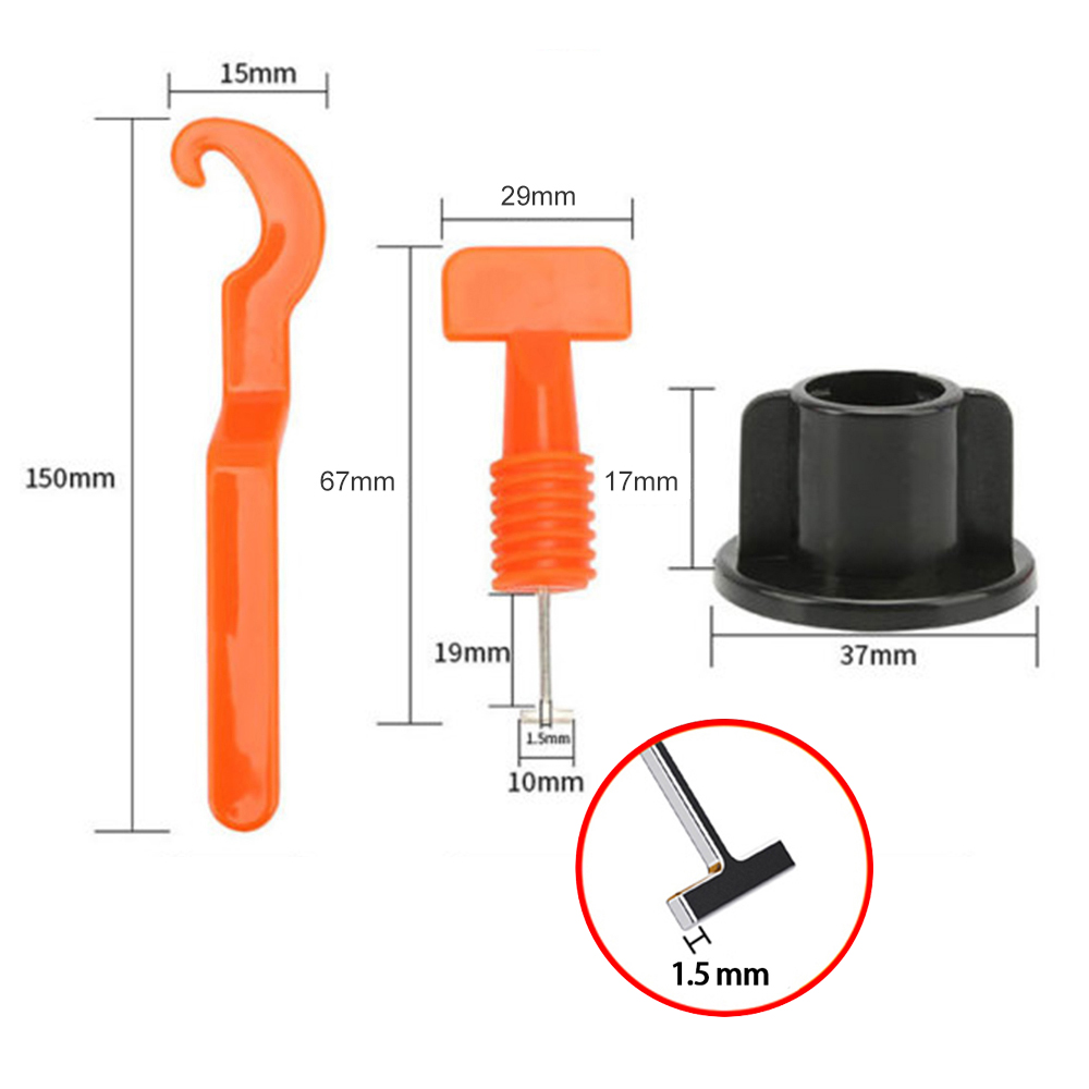 51Pcs Floor Tile Leveling Syst - огляд і ціна Ceramic Tile Floor