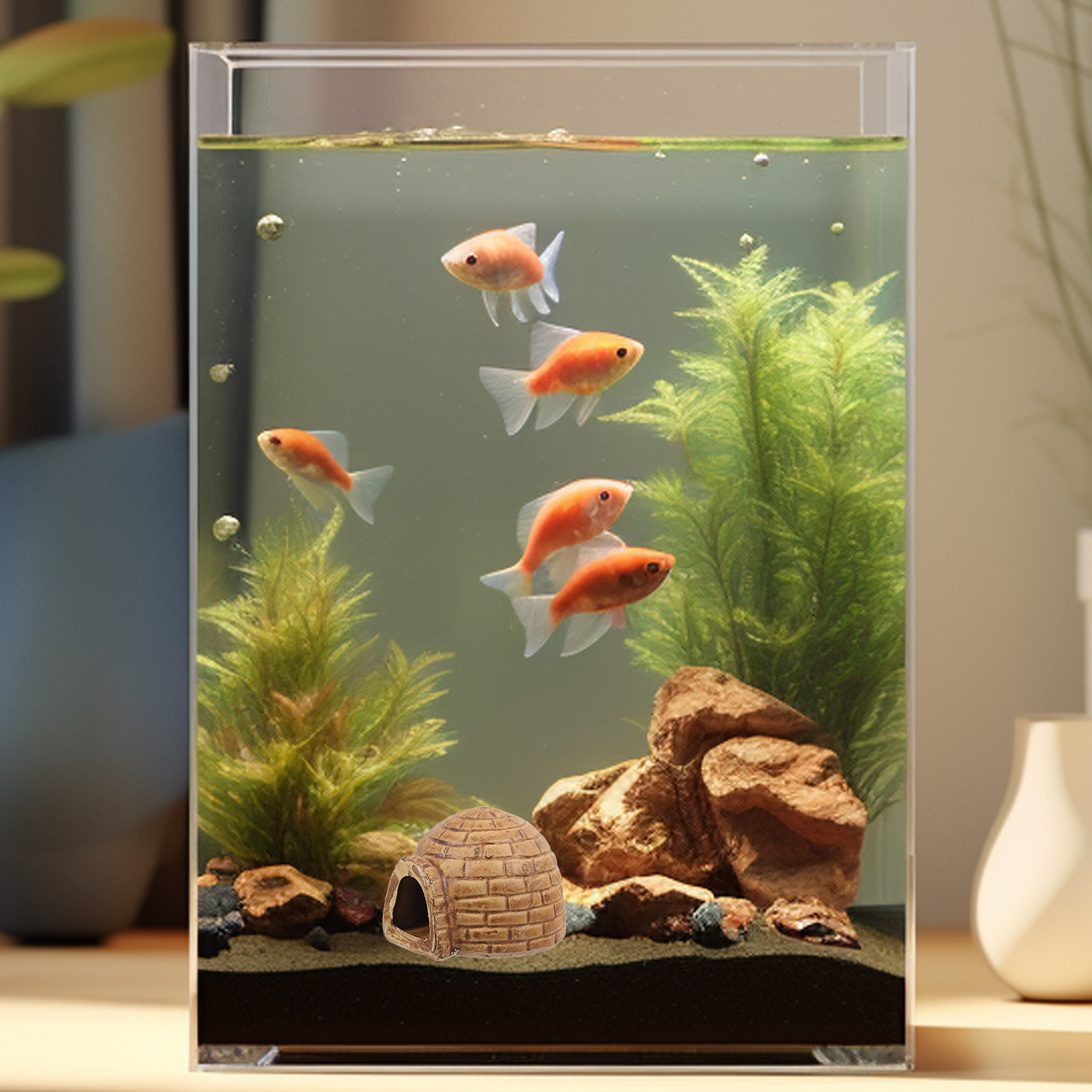 Premium Ceramic Aquarium Hides - огляд і ціна Hide Cave Ceramic