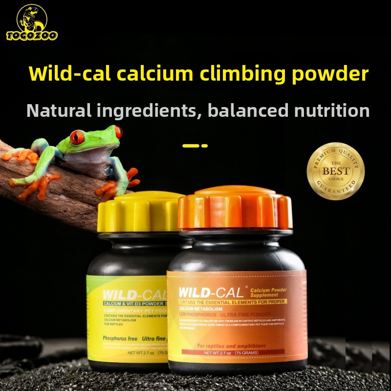 TOGOZOO WILDCAL Reptile Calciu - огляд і ціна Calcium Powder Reptile