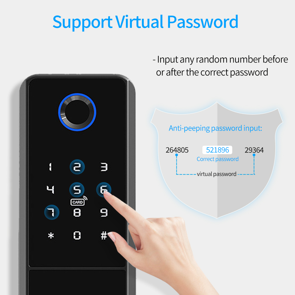 IP65 Waterproof TTLock Fingerp - огляд і ціна Glass Door Hinge