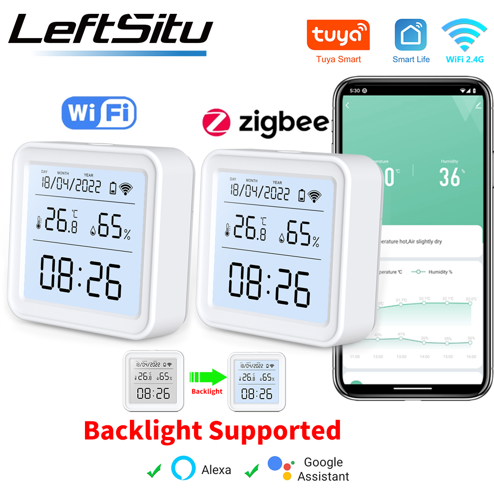 Tuya Zigbee WiFi Temperature H - огляд і ціна Digital Hygrometer Probe