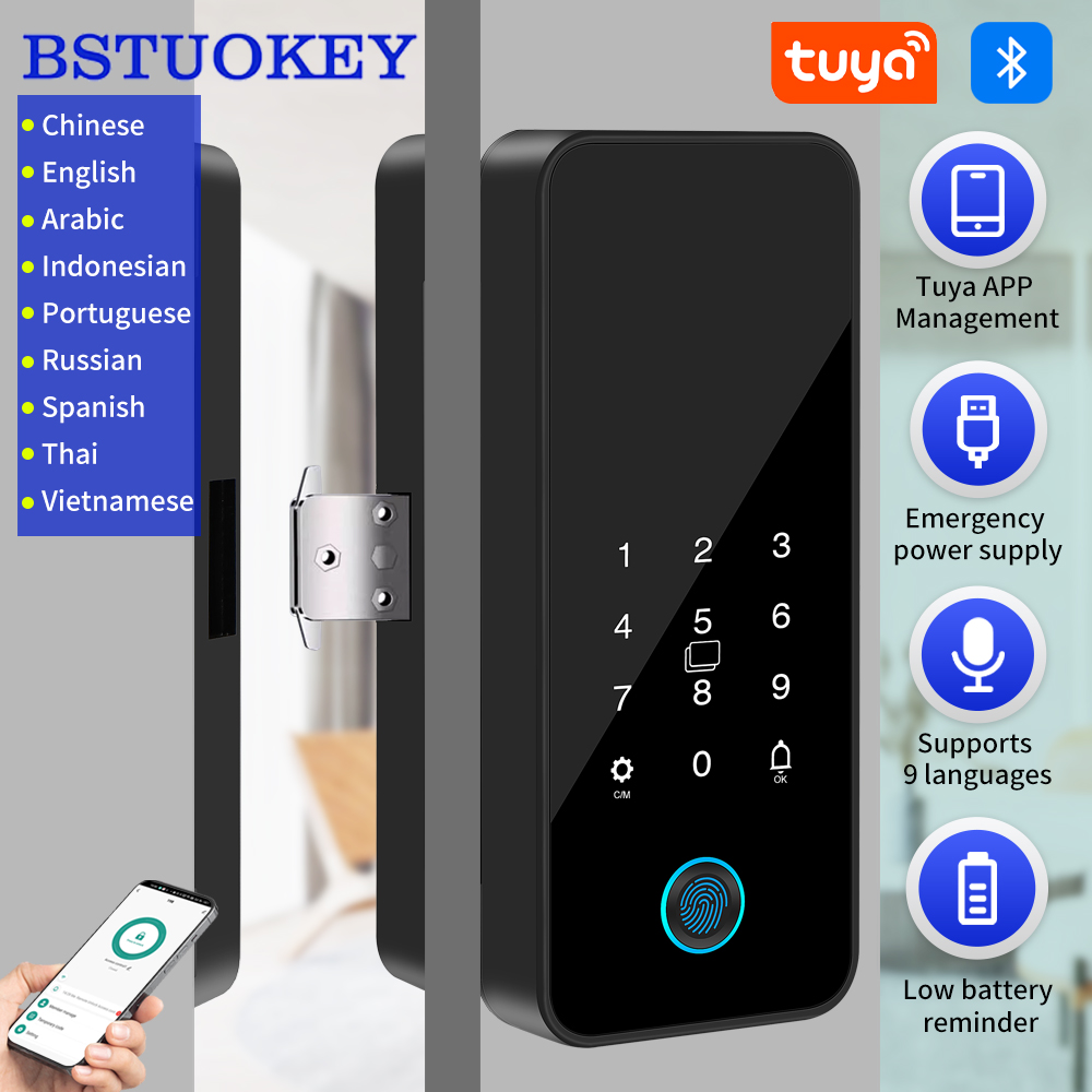 Tuya Smart Life Bluetooth Glas - огляд і ціна Glass Door Hinge