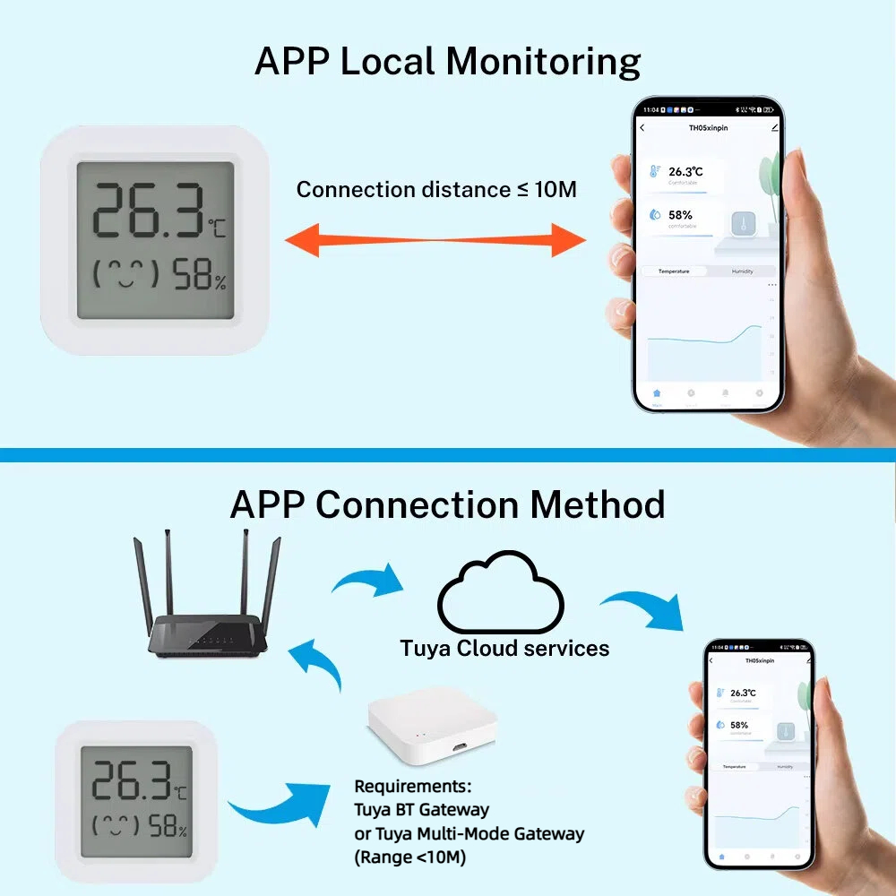 Tuya Temperature Humidity Sens - огляд і ціна Digital Hygrometer Probe