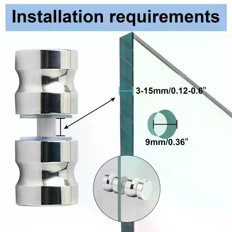 Stylish Shower Glass Door Hand - огляд і ціна Glass Door Hinge