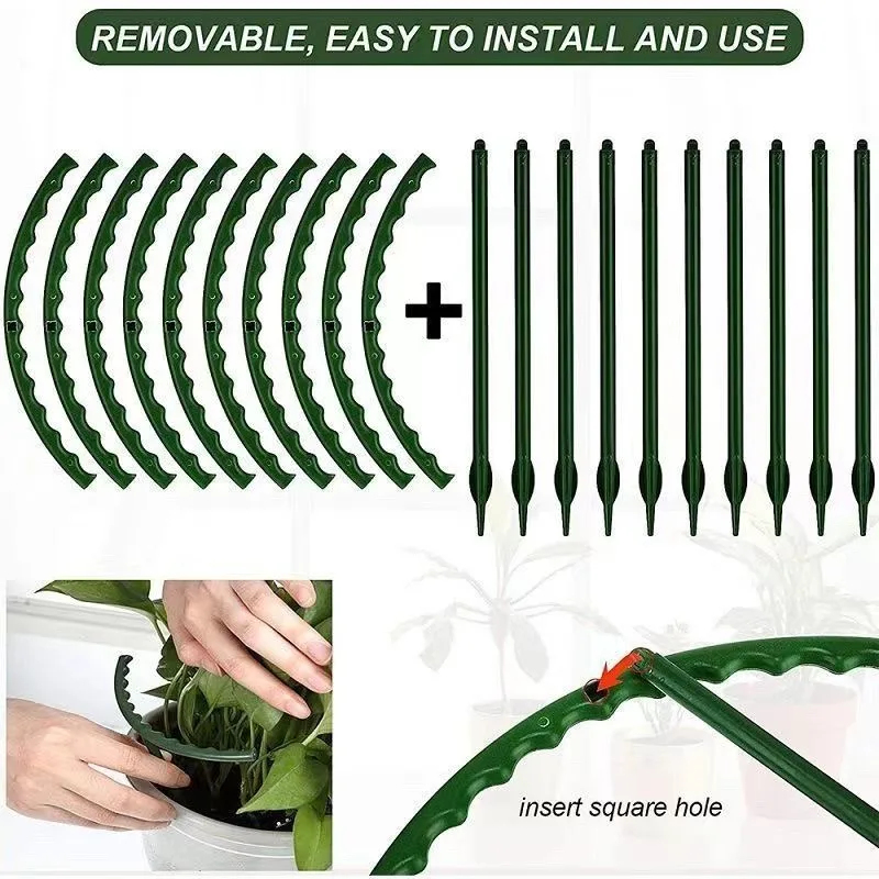 1-9set Plastic Plant Support P - огляд і ціна Vine Climbing Plastic