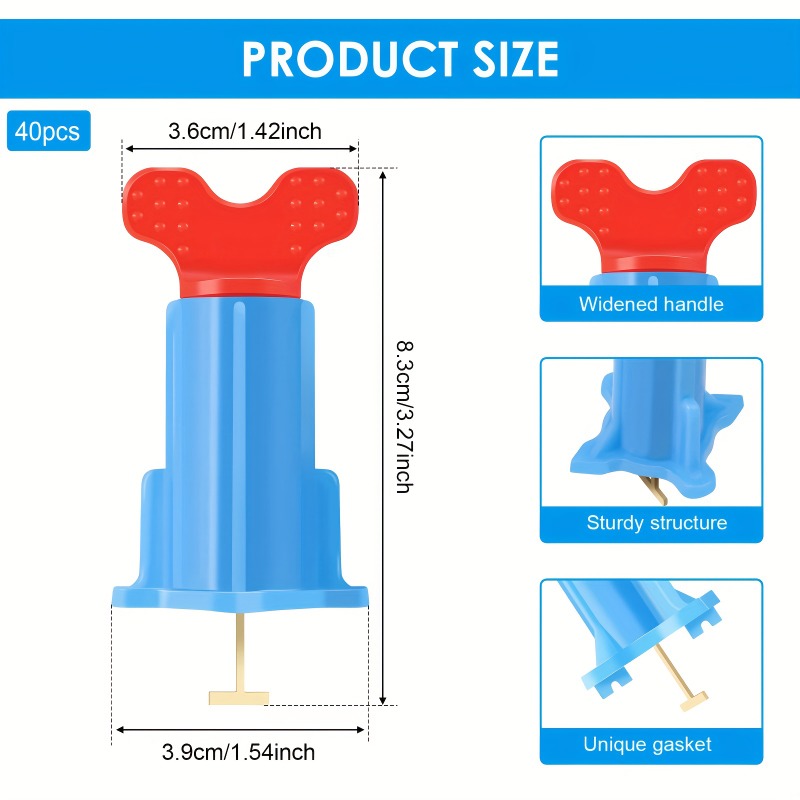 40Pcs New Design Tile Leveling - огляд і ціна Ceramic Tile Floor