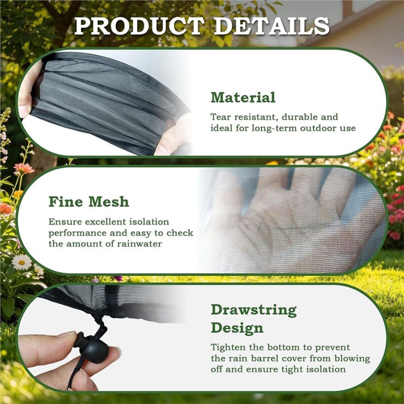 B23B For Rain Barrel Top Lid N - огляд і ціна Screen Top Mesh