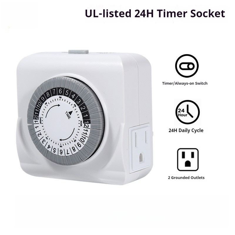 US SPEC/PLUG Standard Certific - огляд і ціна Timer Dual Outlet