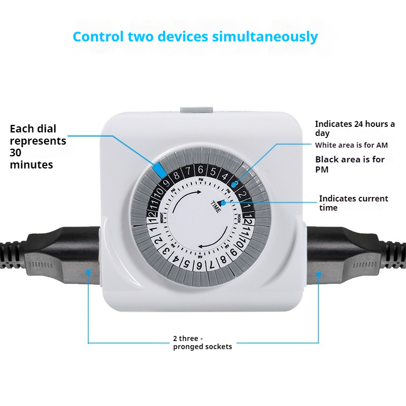 US SPEC/PLUG Standard Certific - огляд і ціна Timer Dual Outlet