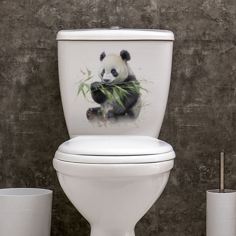 C76# Watercolor Panda Wall Sti - огляд і ціна Pvc Panel Background