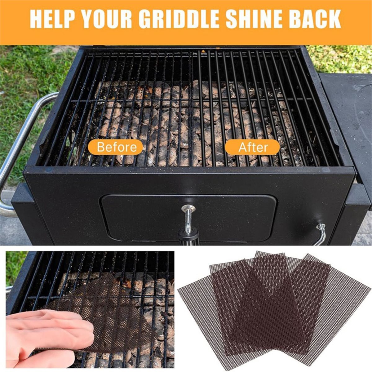 100 Pack Griddle 4x5.5'' Scree - огляд і ціна Screen Top Mesh