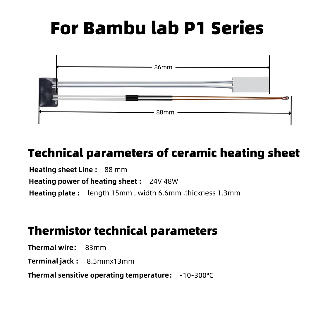 Caremic Heater & Thermistor Fo - огляд і ціна Ceramic Heat Emitter