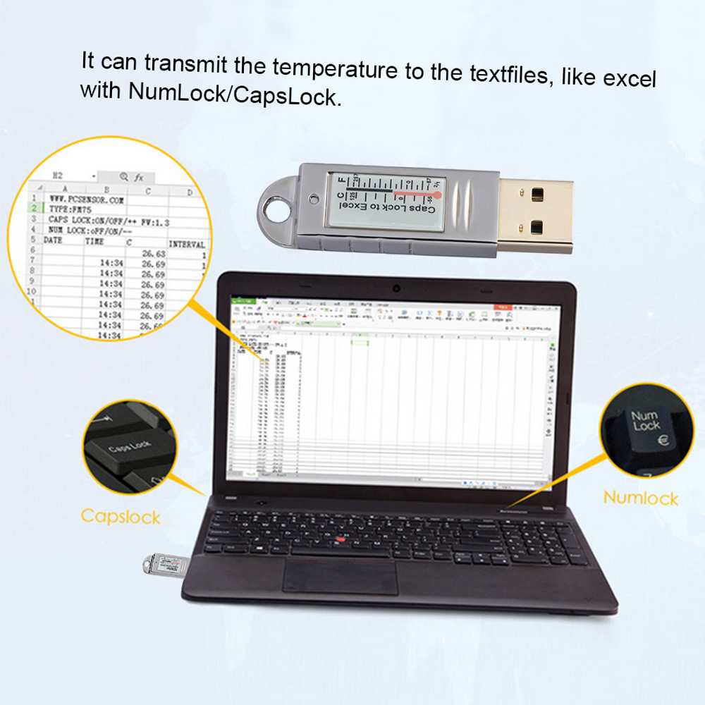 PCsensor USB Thermometer Hygro - огляд і ціна Digital Hygrometer Probe