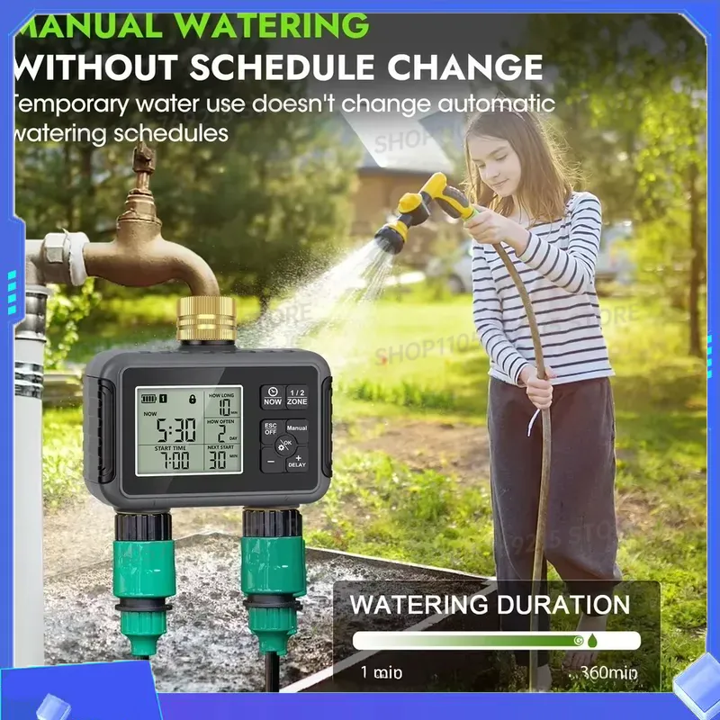 Smart Water Controller Irrigat - огляд і ціна Timer Dual Outlet