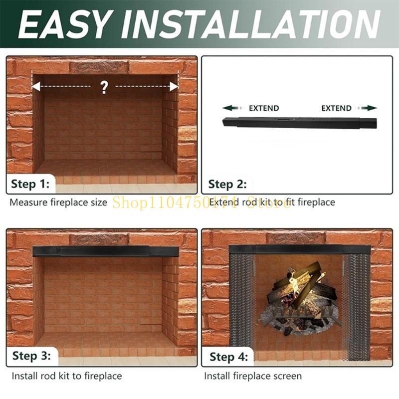 Durable Metal Rod Set Convenie - огляд і ціна Screen Top Mesh