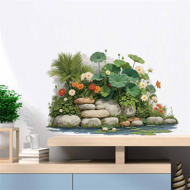 Tropical Plant Flower Tree Wal - огляд і ціна Pvc Panel Background