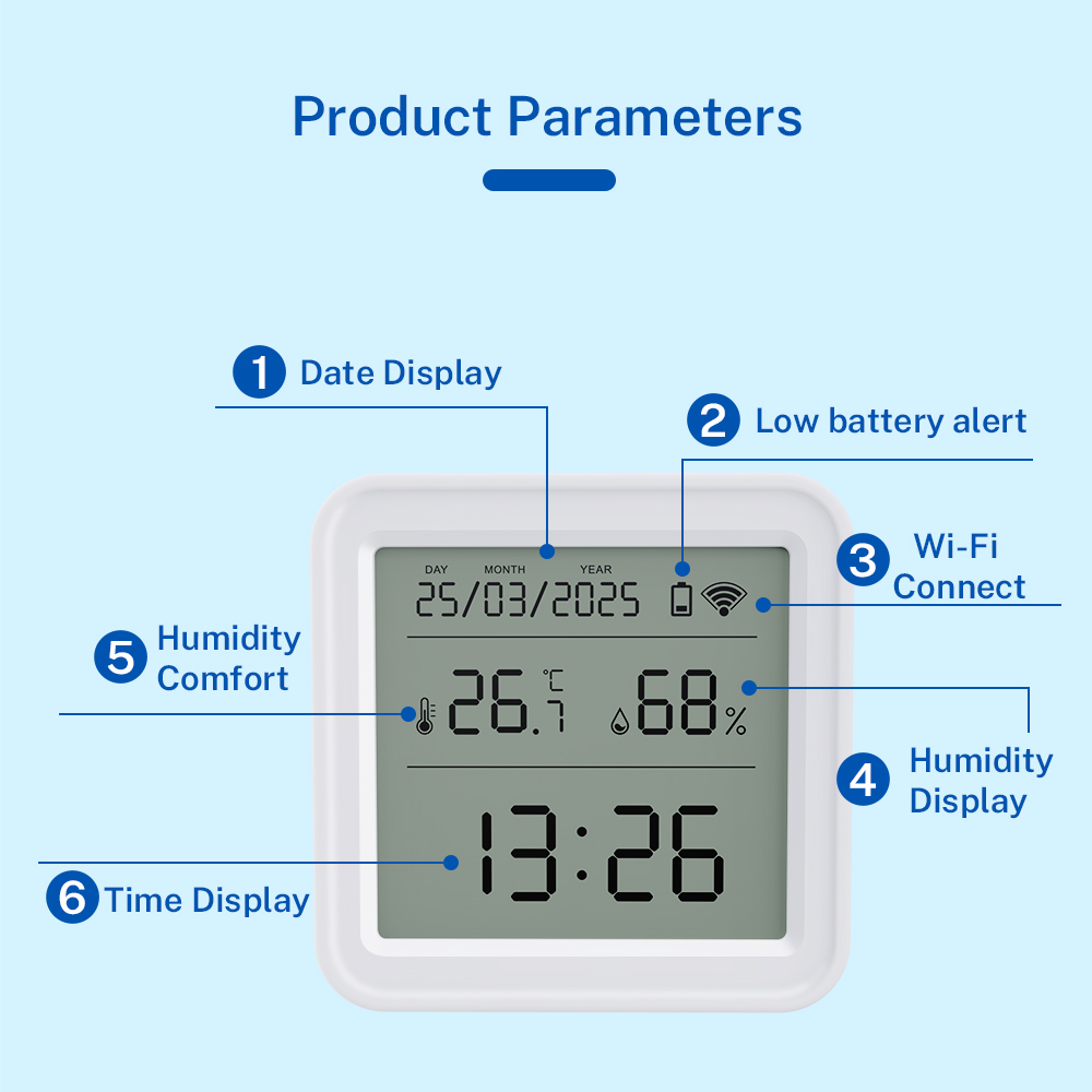 Tuya WIFI Temperature Humidity - огляд і ціна Digital Hygrometer Probe